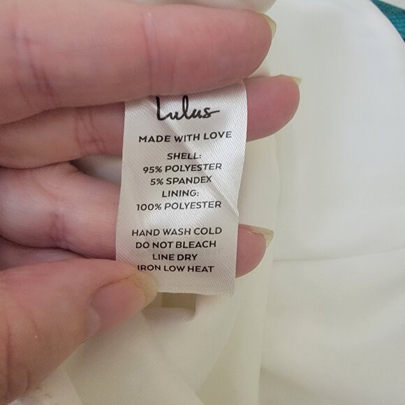 Lulus Cheers to Chic Ivory Sleeveless Jumpsuit Wide Leg Stretchy, Size L - Picture 8 of 8